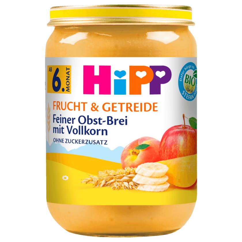 Hipp Bio Frucht & Getreide Feiner Obstbrei 190g